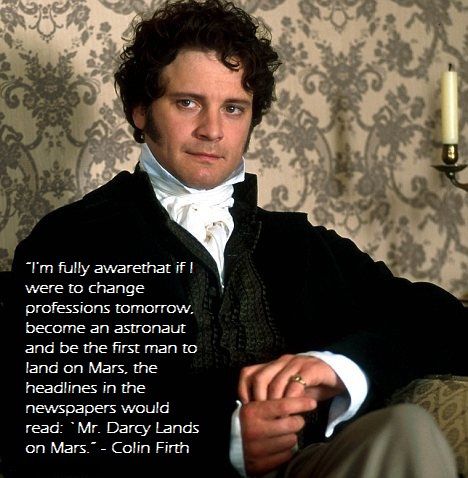 L’irrésistible Mr Darcy.